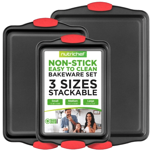 NutriChef Nonstick Baking Pans - Best Non Toxic Baking Pans