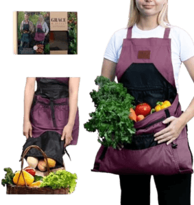 Heavy-Duty Garden Apron with Pockets - Top 25 Best Gifts for Gardeners