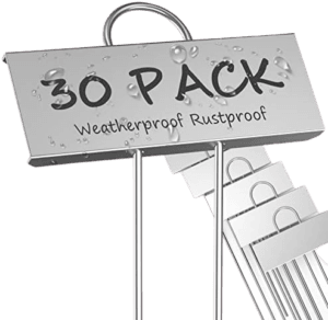 STARTOSTAR Metal Plant Markers - Top 25 Best Gifts for Gardeners