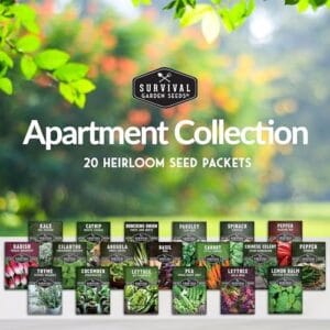 Survival Garden Seeds - Indoor Seed Starter Kit - Top 25 Best Gifts for Gardeners