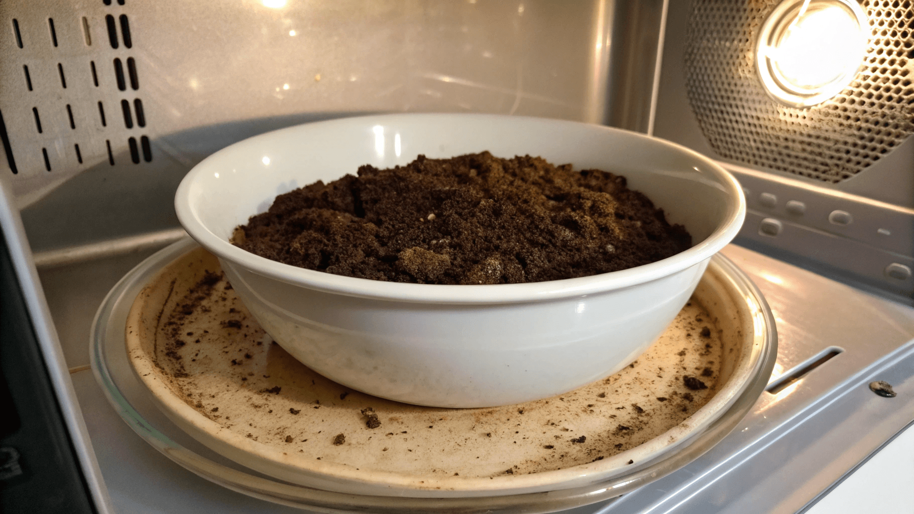 Method 3: Microwave Sterilization - Best for: One or two seed trays
Why it works: Rapid steam heat kills pests quickly
Time needed: 5-10 minutes
Watch out: Uneven heating, always check temperature