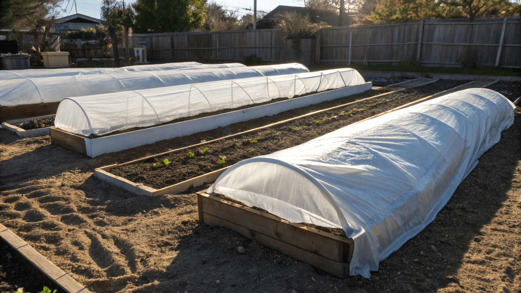 Method 1: Solarization
Solarization uses summer heat to naturally sterilize soil. Soil temperatures can reach levels that kill most common soil pathogens down to 12 inches without chemicals.