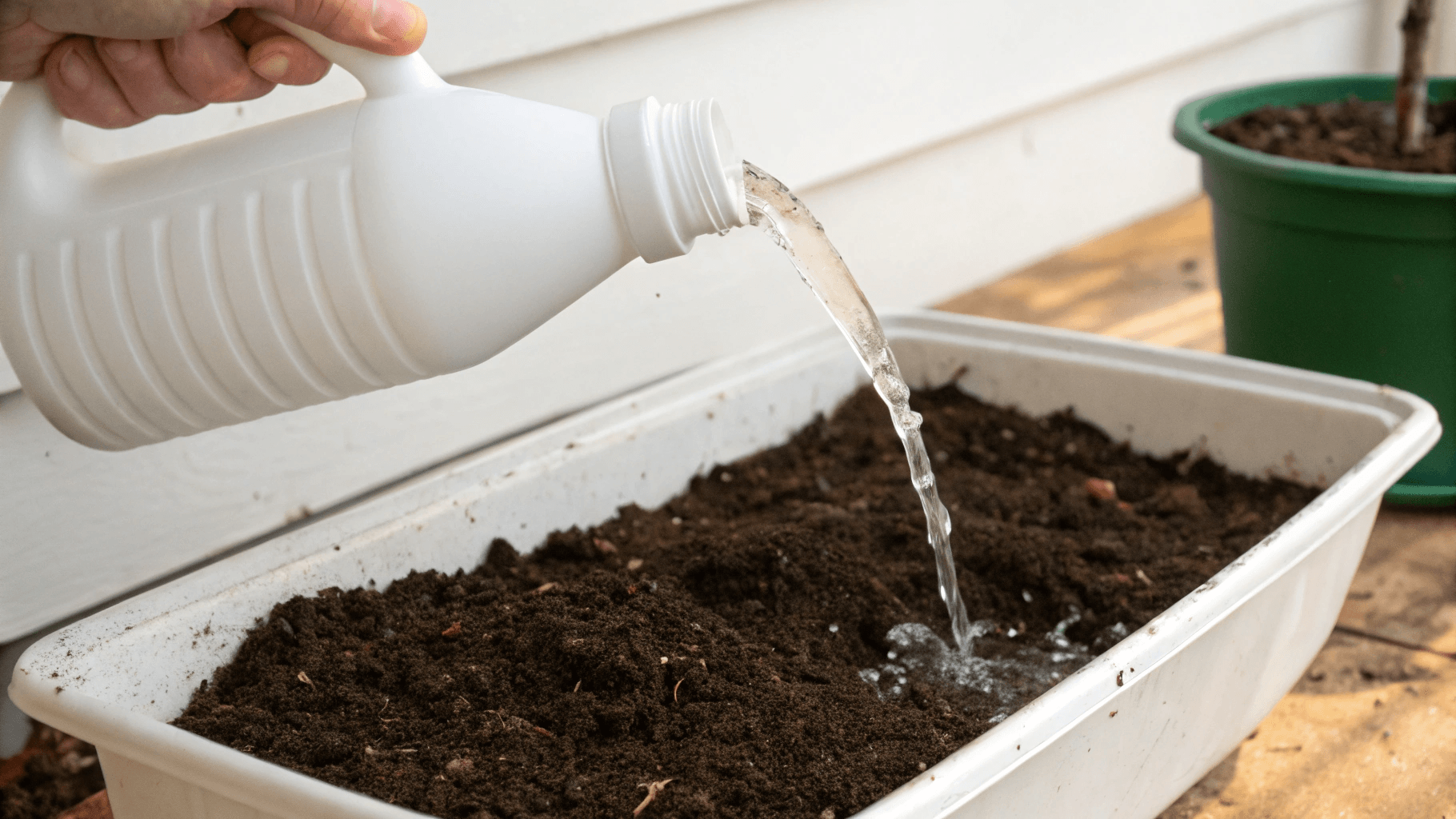 Method 6: Chemicals Treatments (Use Only if Necessary)
Please avoid unless desperate!
Best for: Fungus gnat infestations
Why it works: Breaks insect life cycles
Time needed: Immediate
Watch out: Can damage soil biology