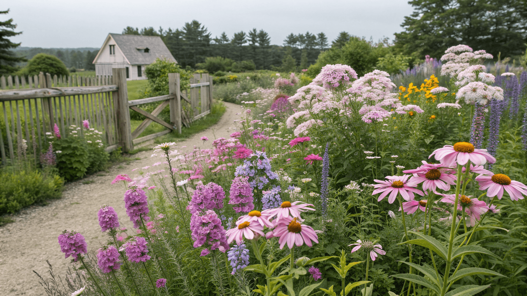 Garden Design Ideas Using Companion Plants for Phlox - Cottage Garden Charm