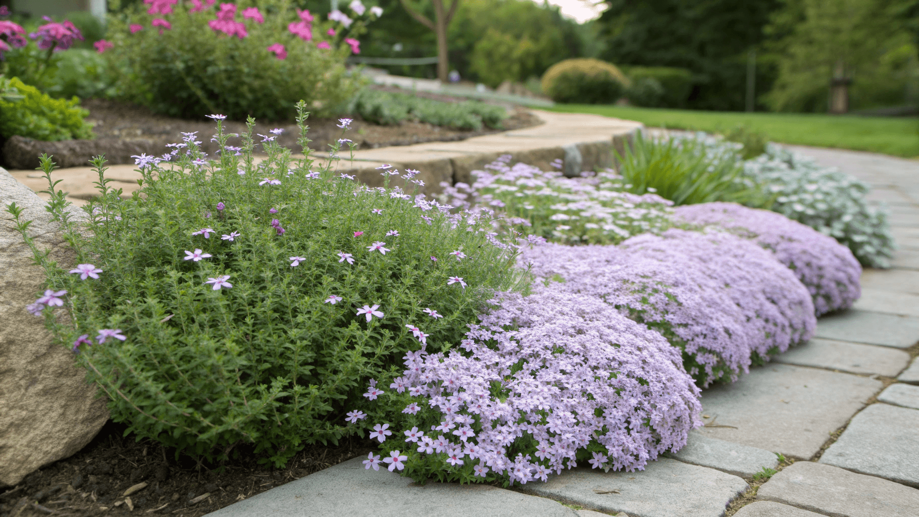 Best Companion Plants for Creeping Phlox - Creeping Thyme