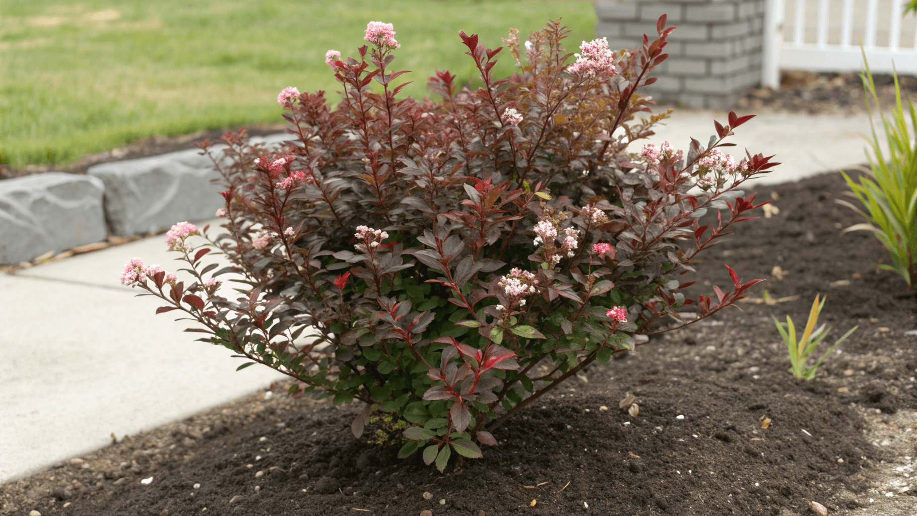 ‘Delta Jazz’ (also known as ‘Chocolate Mocha’) Crape Myrtle