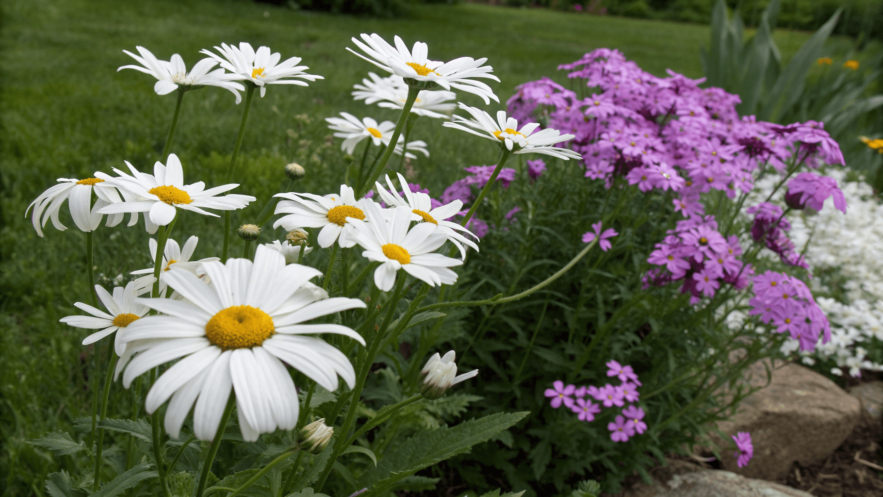Best Companion Plants for Tall Garden Phlox - Shasta Daisies