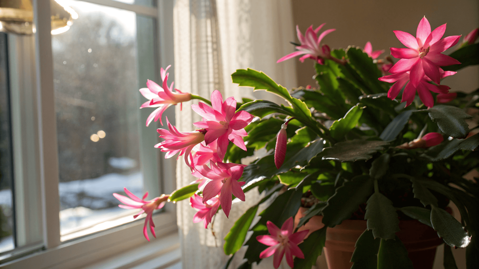 Light Requirements for Bud Formation - Light is one of the most misunderstood blooming factors. Christmas cacti aren’t low-light plants; they prefer bright, indirect light most of the year. But when it comes to forming buds, the pattern of light matters more than brightness.