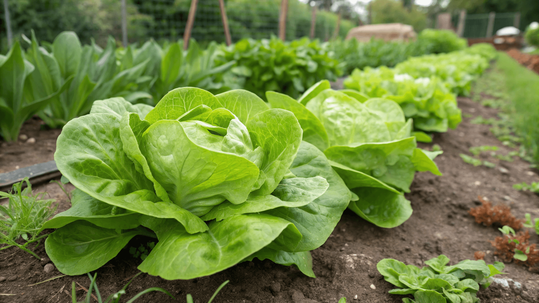 Bibb Lettuce - Named after its creator, John Bibb, this variety produces classic, cup-shaped leaves with a buttery texture. It thrives in cool weather and tastes incredible in sandwiches or wraps.