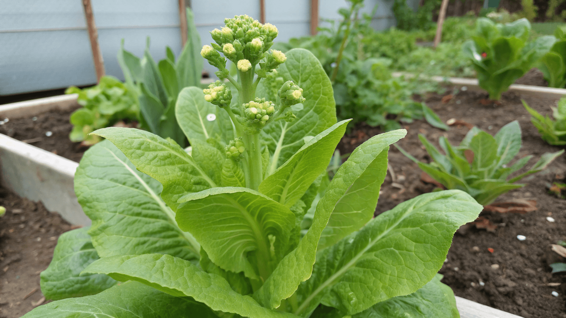 Let the Plant Fully Bolt to Save Seeds - If you grow heirloom varieties, a bolted lettuce plant is a chance to collect your own seeds.