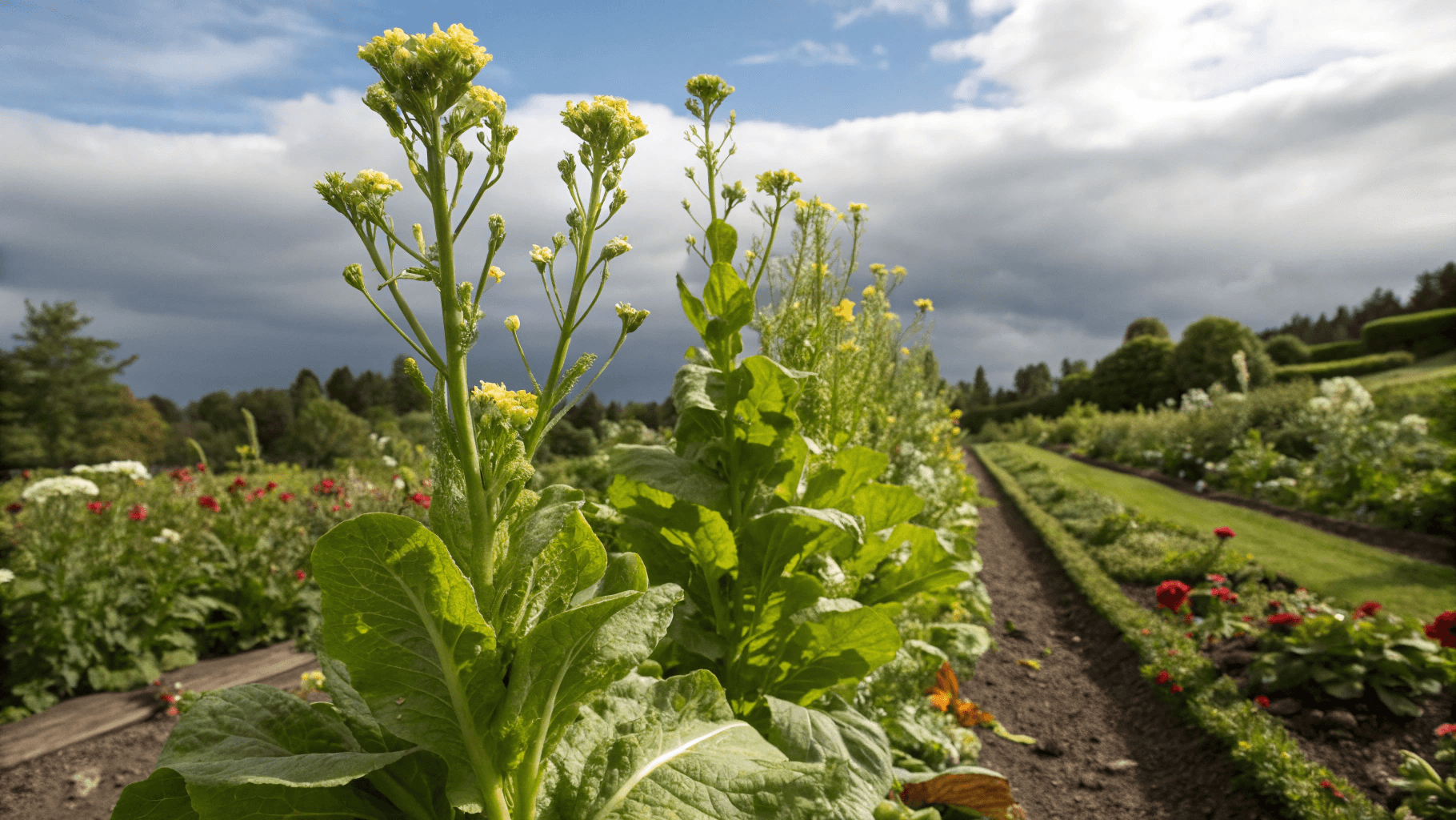 What Bolting Looks Like - Many gardeners confuse bolting with normal growth until it’s too late. Bolting is the lettuce plant's emergency response to stress, especially heat. Instead of staying leafy and compact, the plant begins to prepare for reproduction by sending up a tall, central stalk.