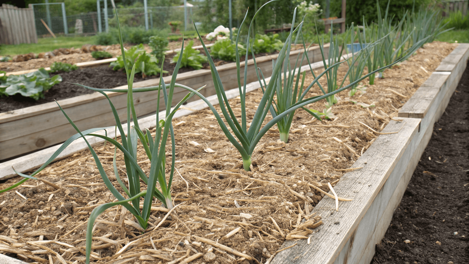 How to Plant Garlic Step-by-Step - After planting, cover the bed with 2–4 inches of organic mulch - straw, shredded leaves, or hay.