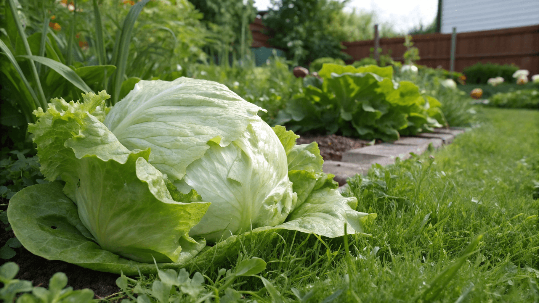 How to Grow Lettuce - Crisphead - Crisphead varieties form tight, round heads. They need cooler conditions and slightly more attention.