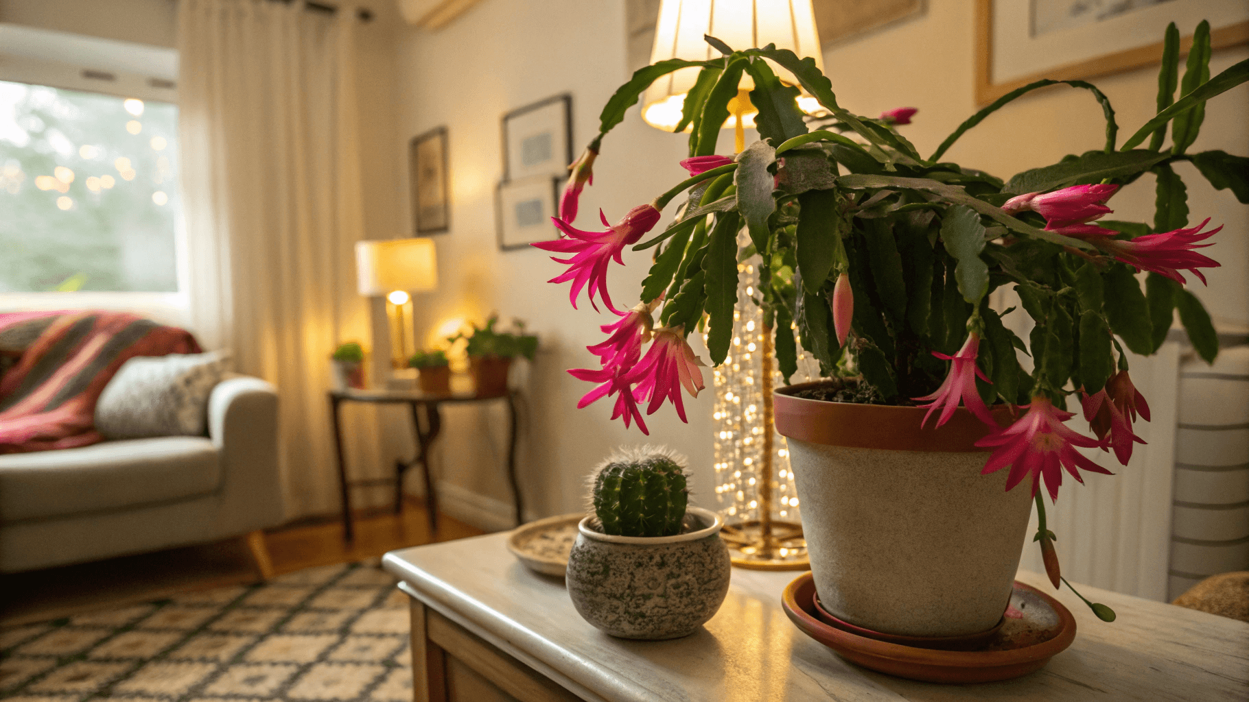 Types of Holiday Cactus (And How to Tell Them Apart) - Easter Cactus (Rhipsalidopsis gaertneri)