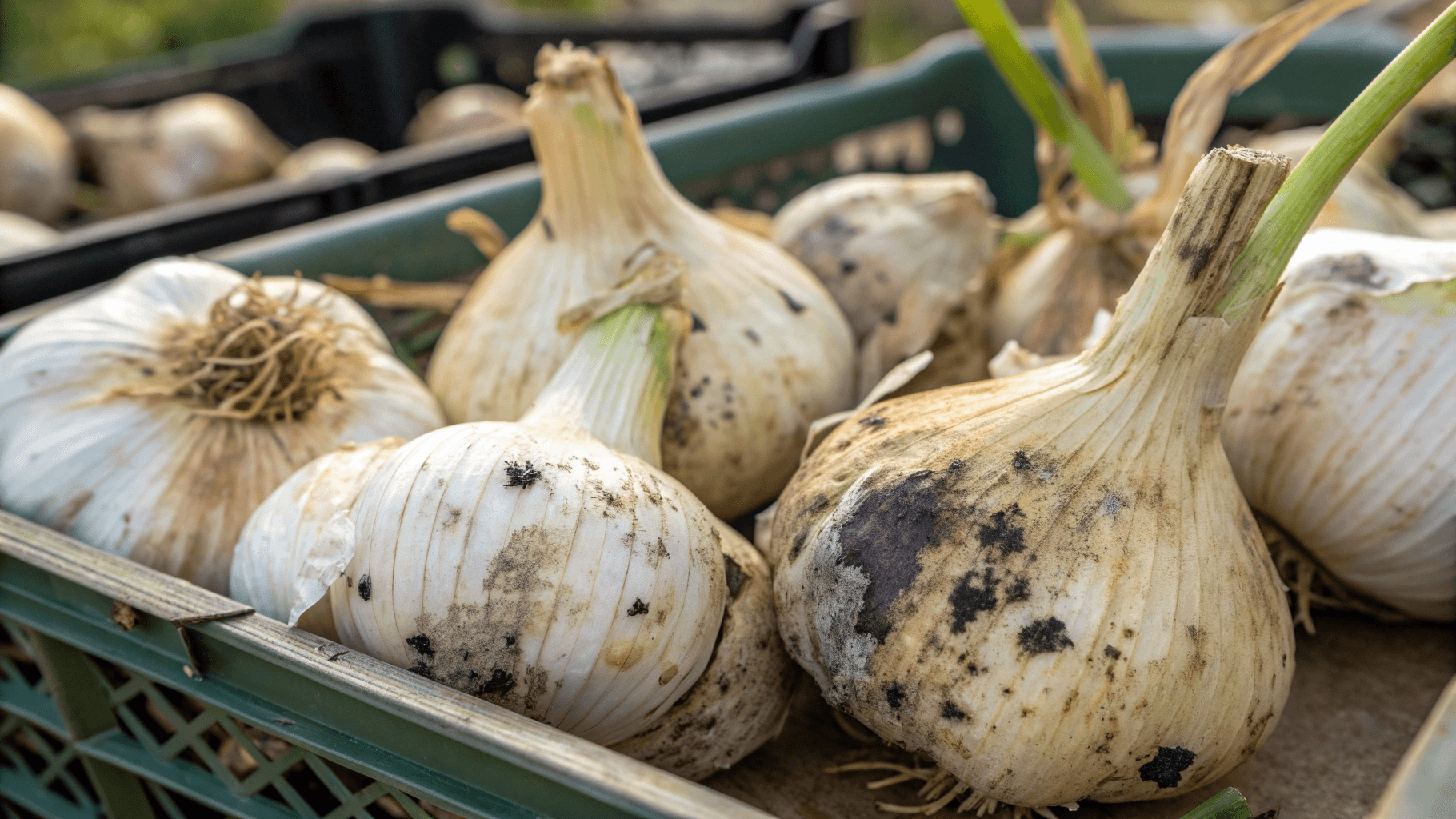 Pests and Diseases That Attack Garlic - Fungal Diseases (White Rot, Downy Mildew, Rust)