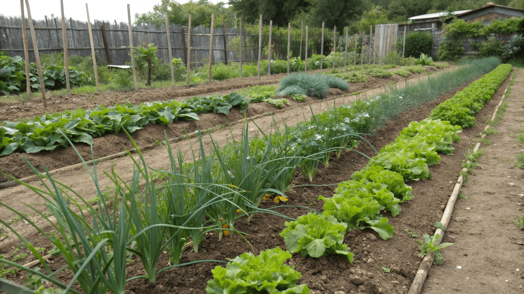 How to Plan Your Garlic Companion Bed - Mixed Row Approach: Plant garlic in alternating rows with carrots, lettuce, or peppers. This encourages pest control while maximizing your space.Perimeter Planting: Plant garlic around the edges of beds containing tomatoes, roses, or strawberries. This creates a natural pest barrier while enhancing growth.Cluster Planting: For small spaces, consider planting garlic in clusters between companion plants. Just make sure the garlic bulbs don’t crowd the neighbors.