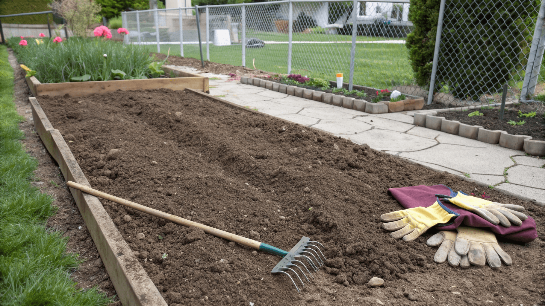 How to Plant Garlic Step-by-Step - Loosen your soil to a depth of at least 8 inches, breaking up clumps and removing weeds.