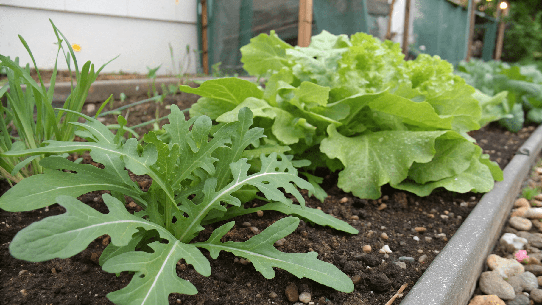 Best Companion Plants for Lettuce - Another leafy green that grows gently alongside lettuce and helps fill space between rows. Because arugula matures quickly, it prevents weeds and creates a living mulch effect.