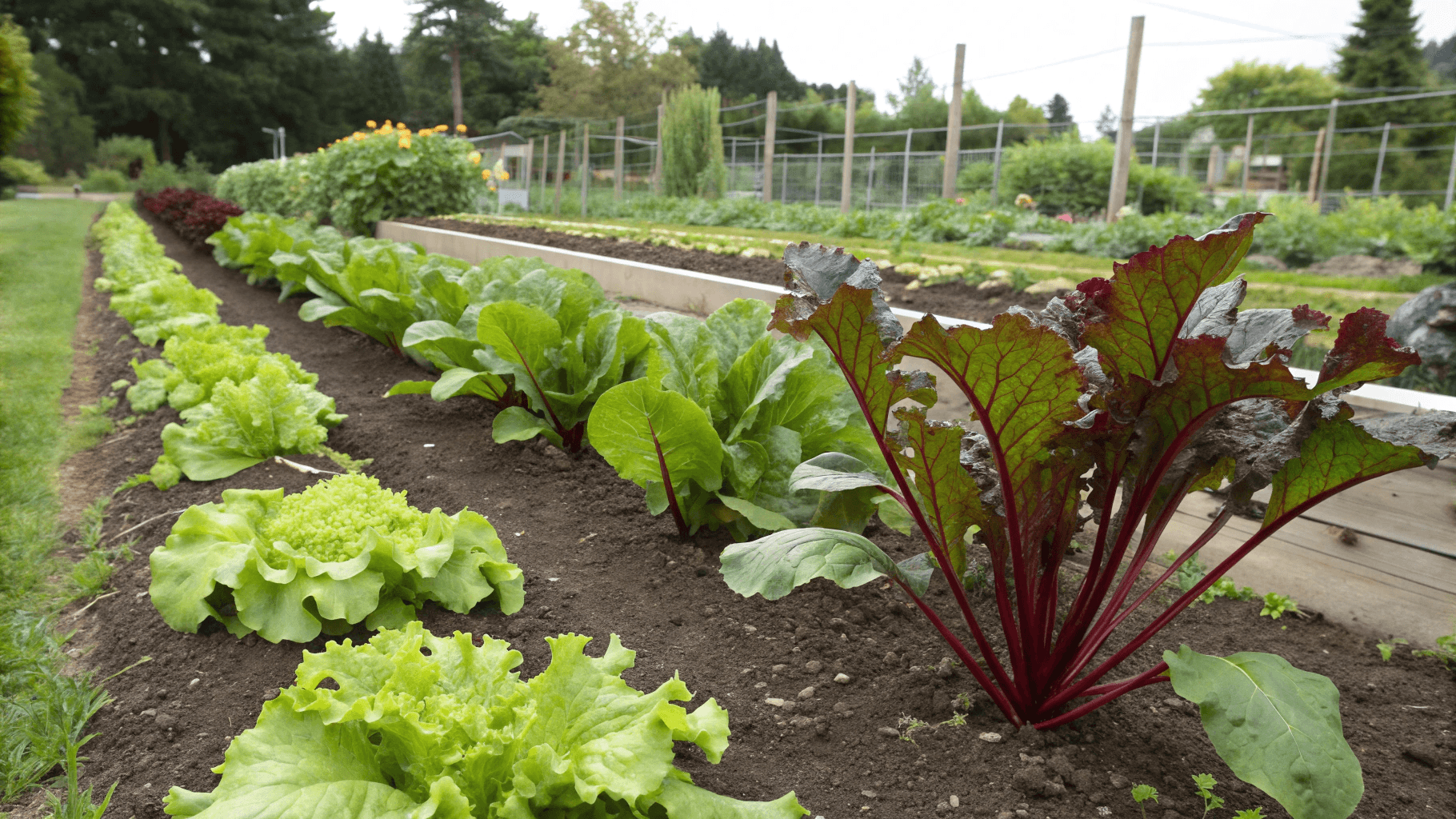 Best Companion Plants for Lettuce -  Beets and turnips grow well beside lettuce because they have deeper roots and helping aerate the soil. They also create small pockets of shade and make efficient use of space. Turnips especially help keep soil friable and nutrient-rich.