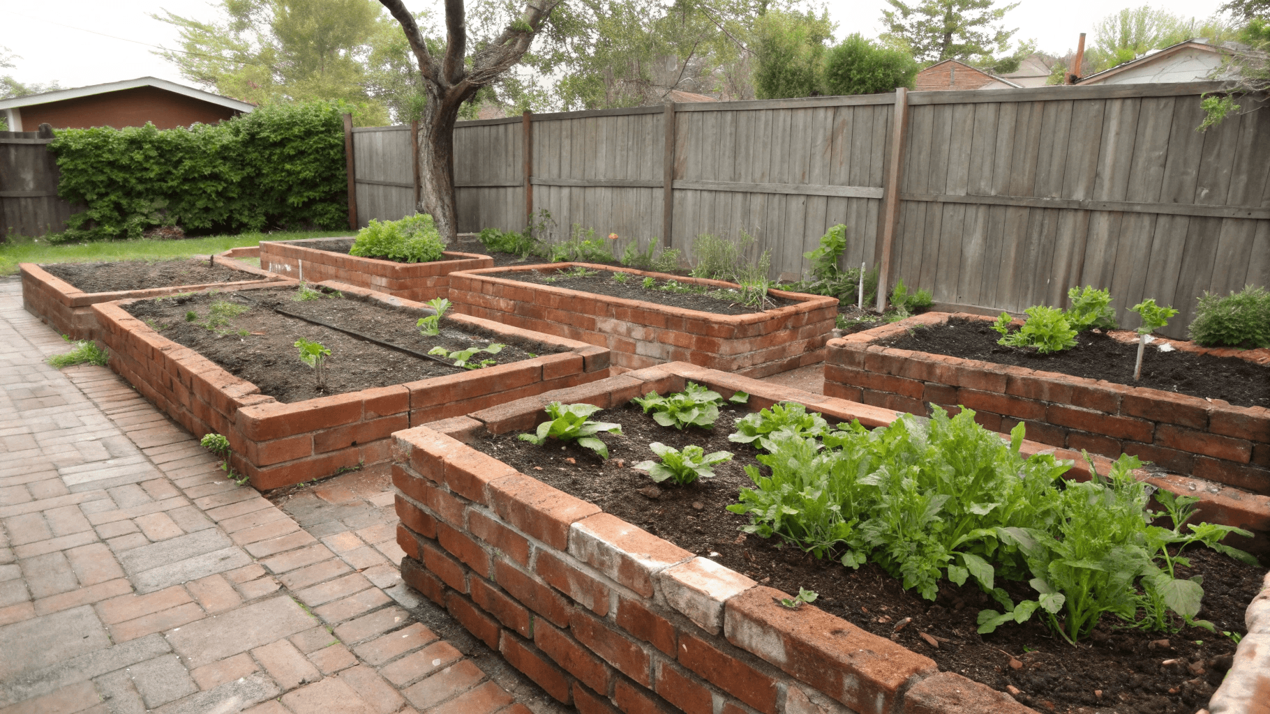 Materials of Raised Beds - Stone or Brick Raised Beds