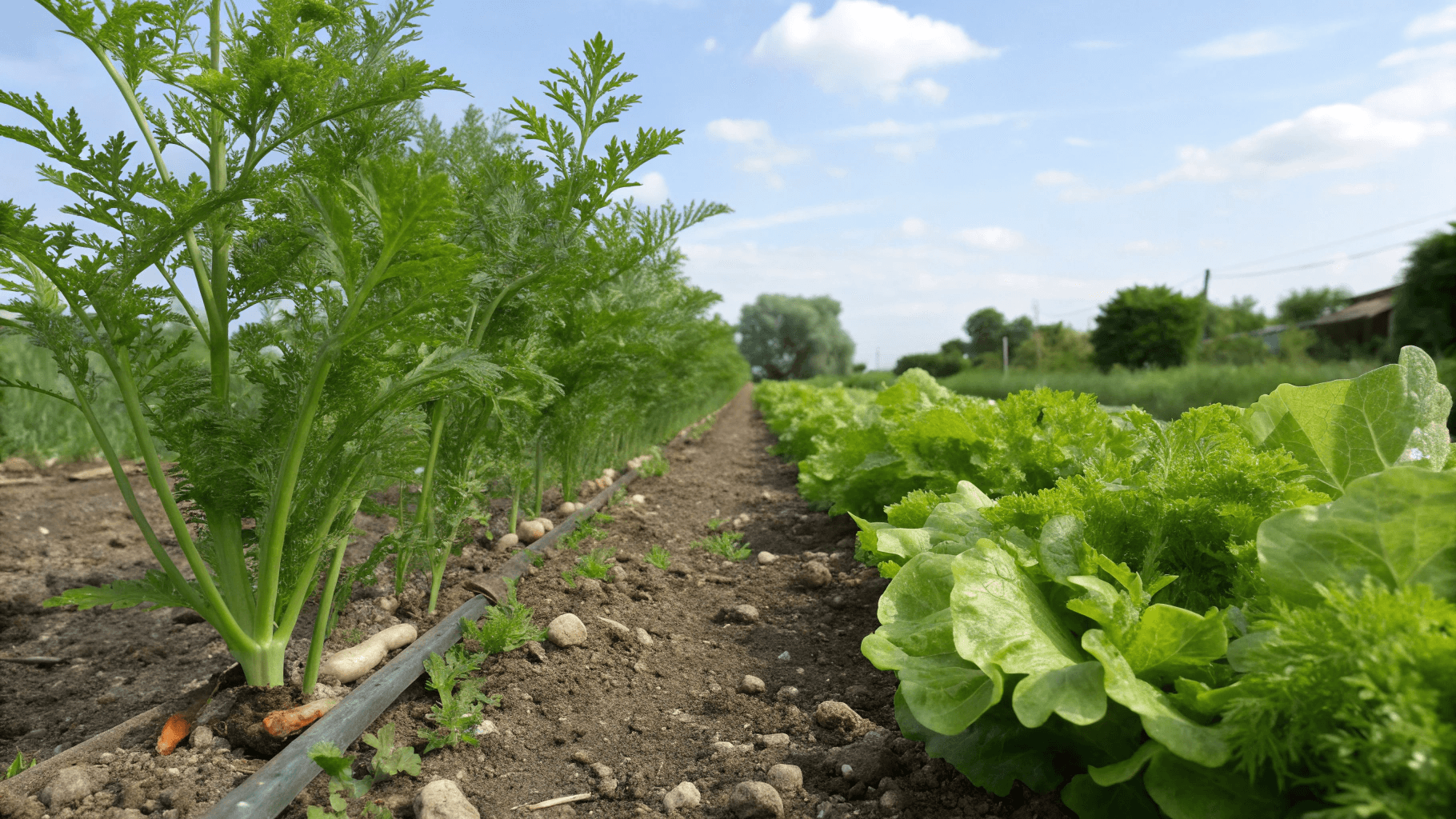 Best Companion Plants for Lettuce - Carrots and lettuce are classic companions. Carrots grow downward, lettuce spreads outward, so there’s practically no competition for root space.
