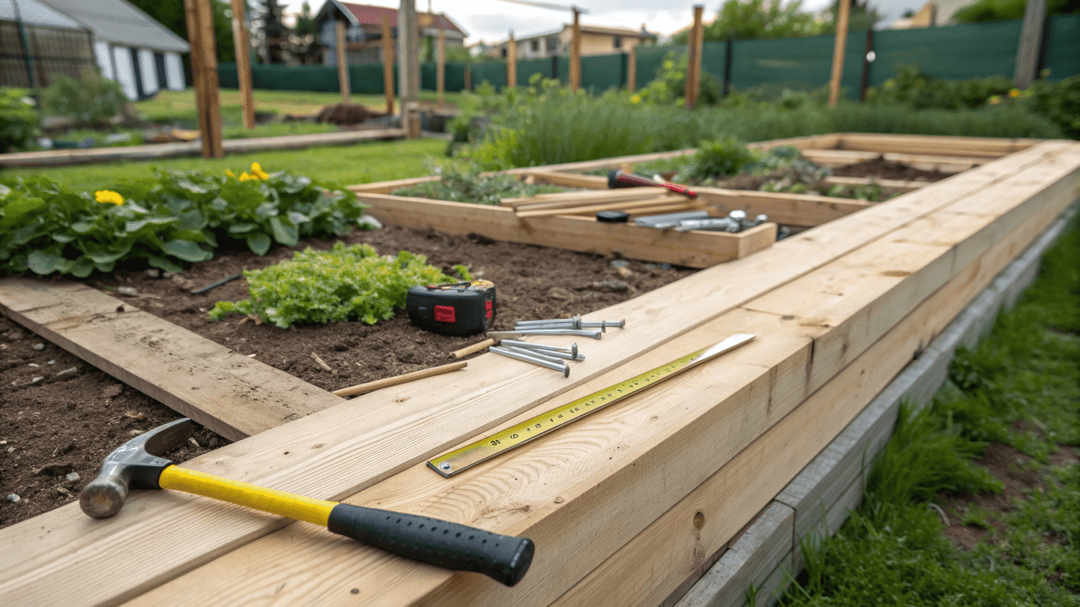 How to Build a Raised Garden Bed on a Budget - 7 Step-by