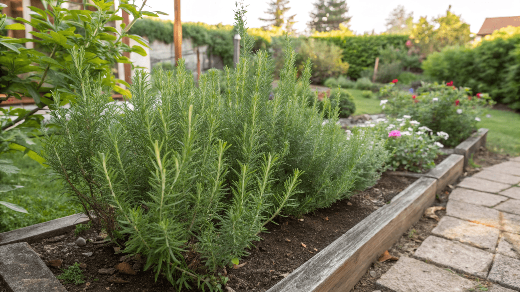 Herbs thrive in raised beds because they love good drainage and don’t compete well with aggressive weeds found in ground-level soil.