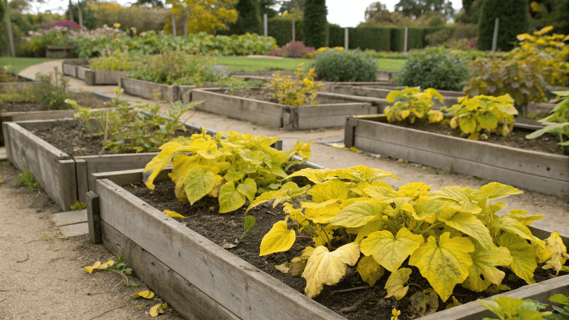 Even the best-looking raised bed soil can become depleted. Because raised beds drain faster and get more airflow, they often lose nutrients quicker than in-ground gardens.