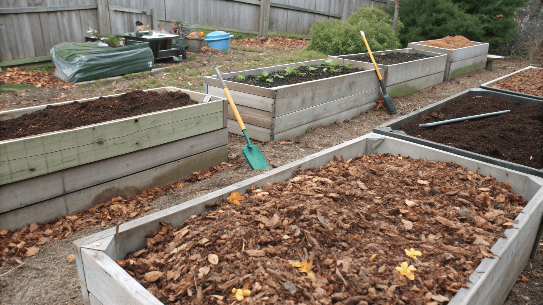 Most gardeners overestimate how much premium soil they need. In reality, you can often fill half or more of the bed with free materials and only use purchased soil in the upper layer.