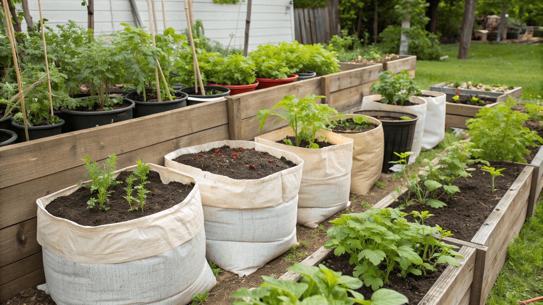 Materials of Raised Beds - Fabric Raised Beds (Grow Bags)