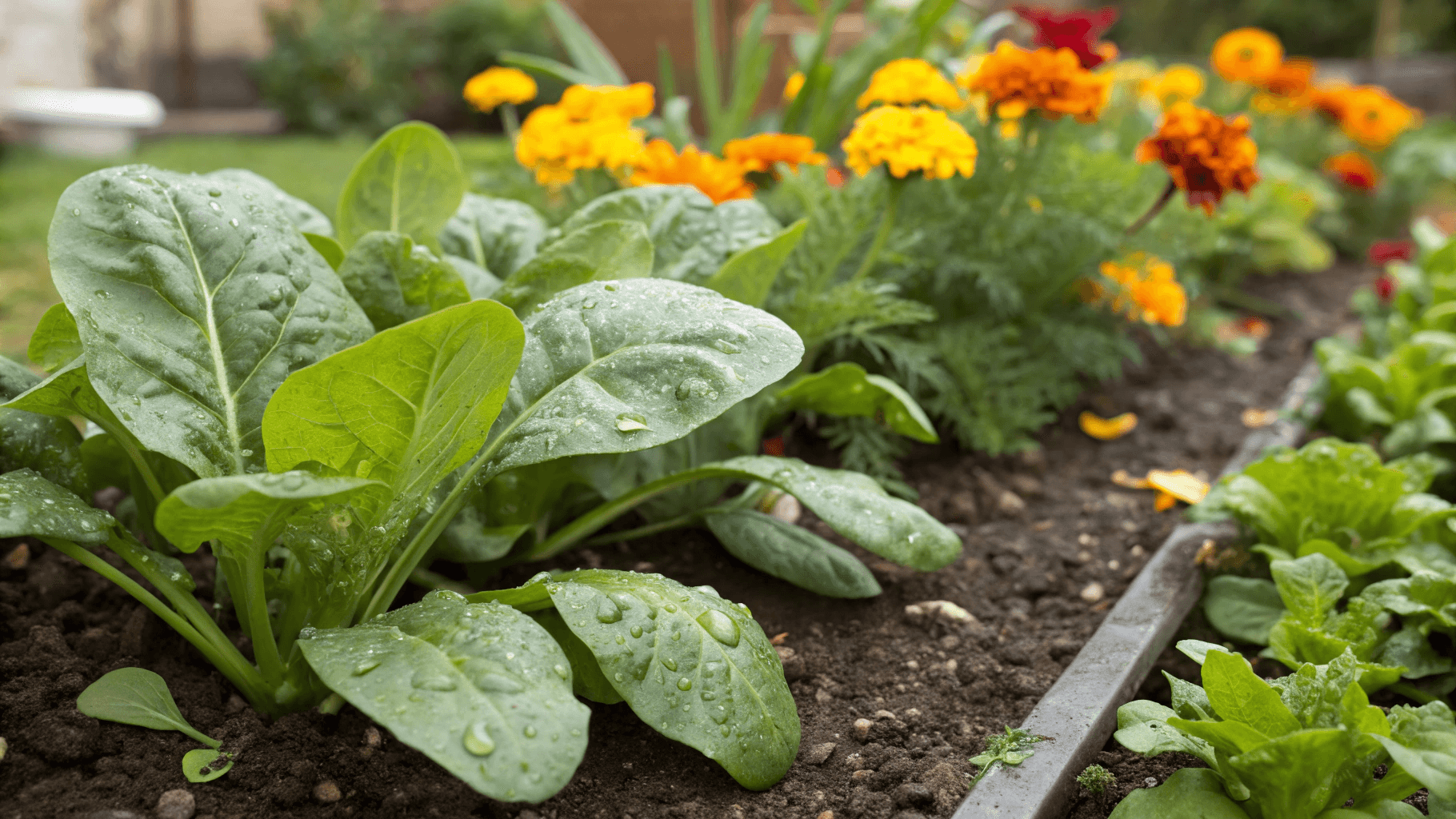 Companion planting helps create a healthier garden by using plant relationships.