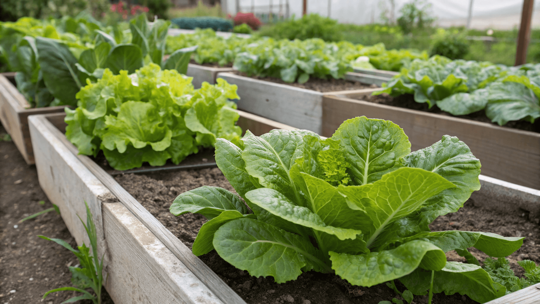 One of the biggest advantages of leafy vegetables is their flexibility. You don’t need a large garden to grow them successfully - Raised Beds