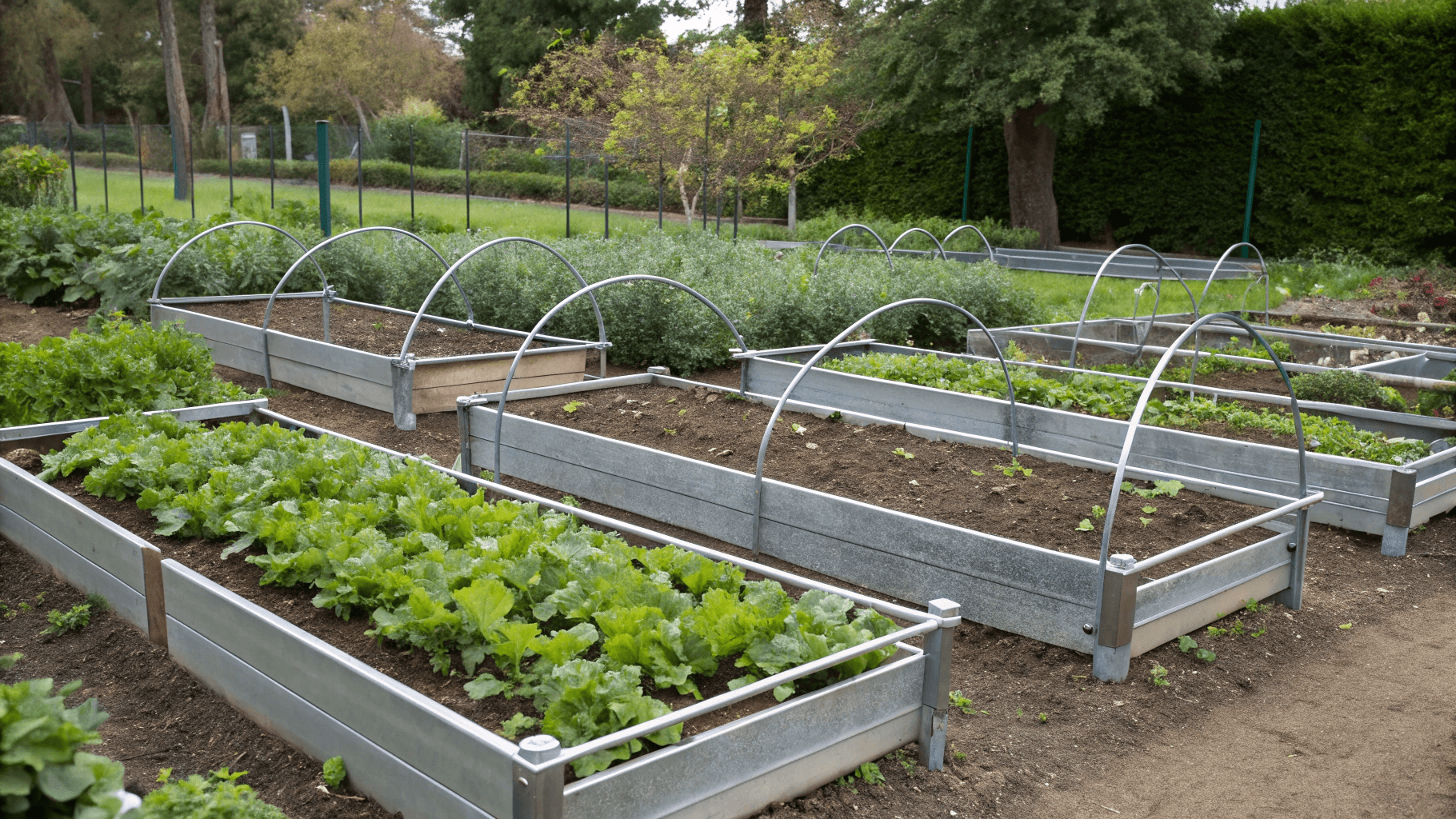 Materials of Raised Beds - Metal (Galvanized Steel) Raised Beds
