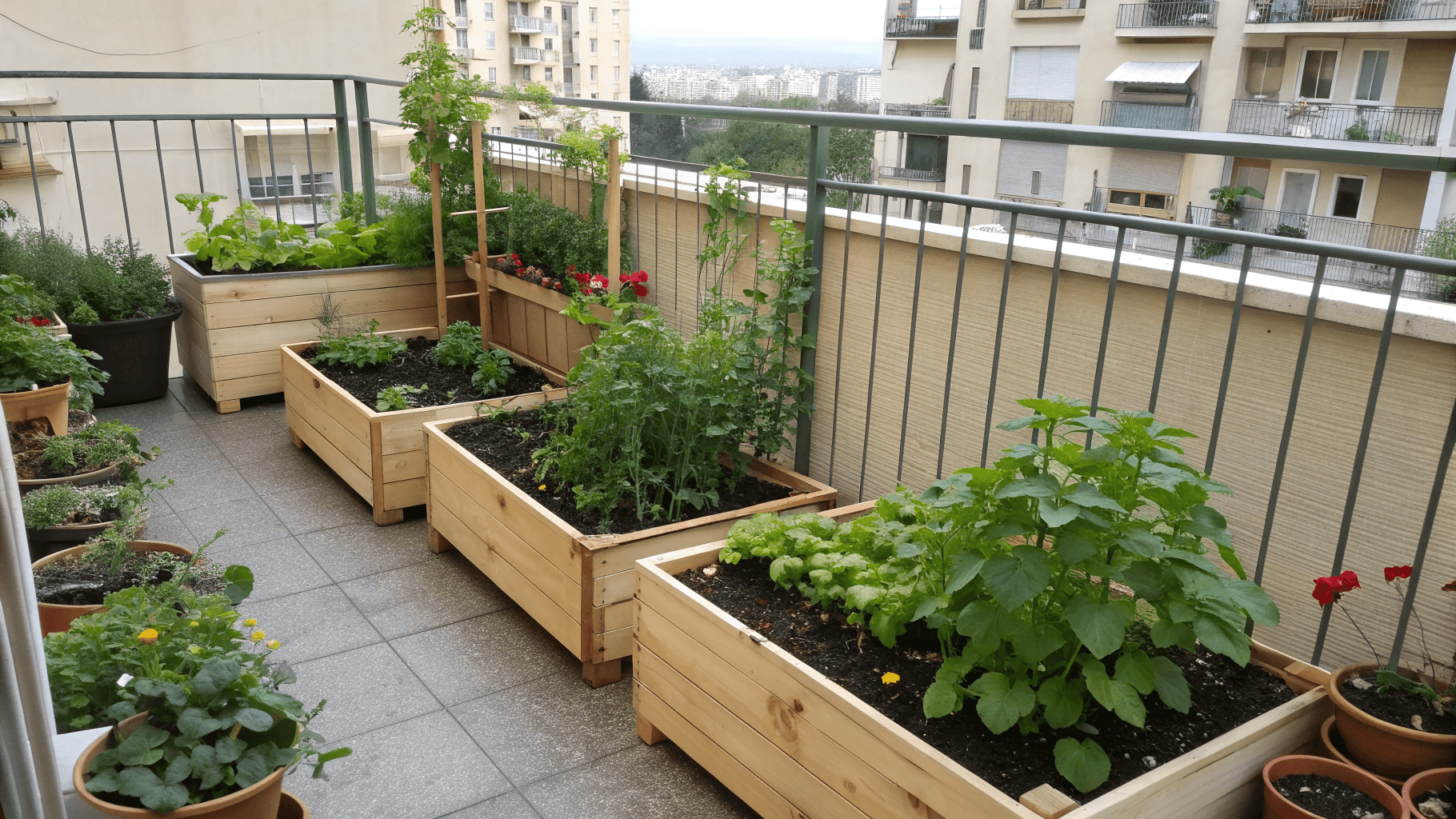 Mini beds are shallow, compact planters usually ranging from 1x2 to 2x3 feet.
