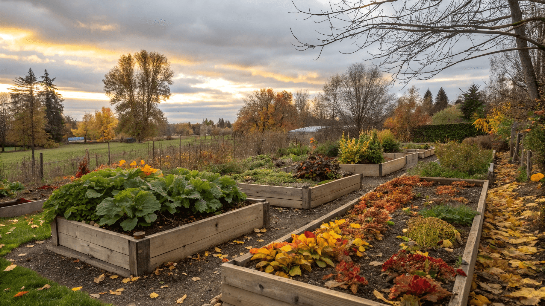 Fall is your transition period. As harvest winds down, it’s time to clean the beds, improve the soil, and prepare for colder weather.