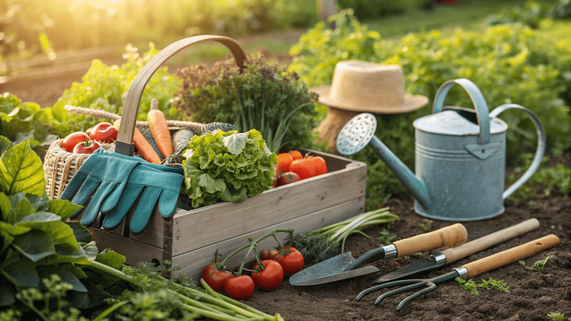 Step 9: Gather Basic Gardening Tools You don’t need much to start. Here are the essential tools I recommend and tips for keeping them in good shape.