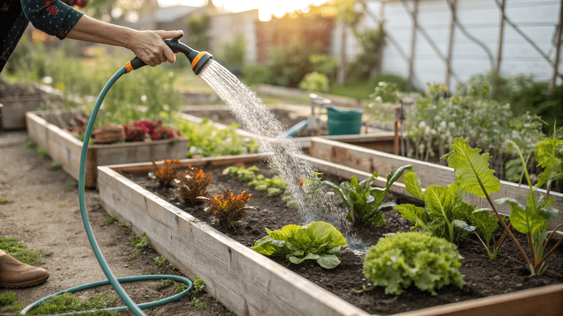 Method 1: Hand Watering (Hose or Watering Can)