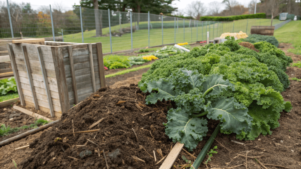 Organic Fertilizer Options For Kale - Compost