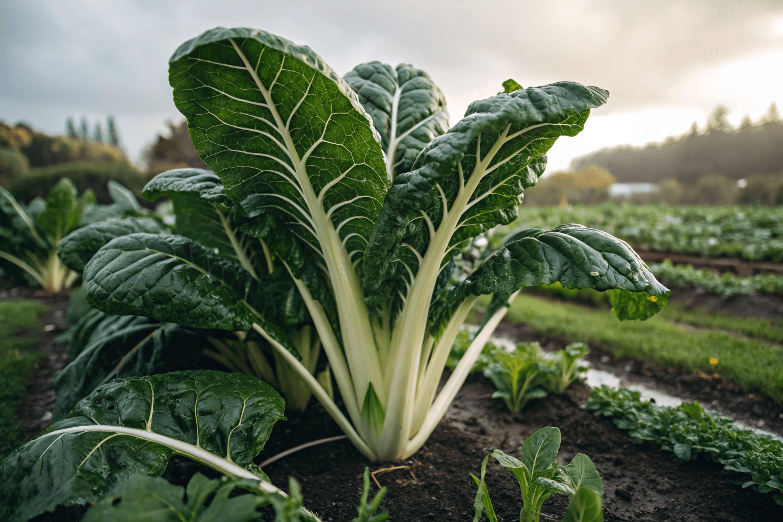 If your main goal is lots of food, ‘Fordhook Giant’ is hard to beat. It produces dark green, large, thick leaves and broad white stems, great for repeated harvest.