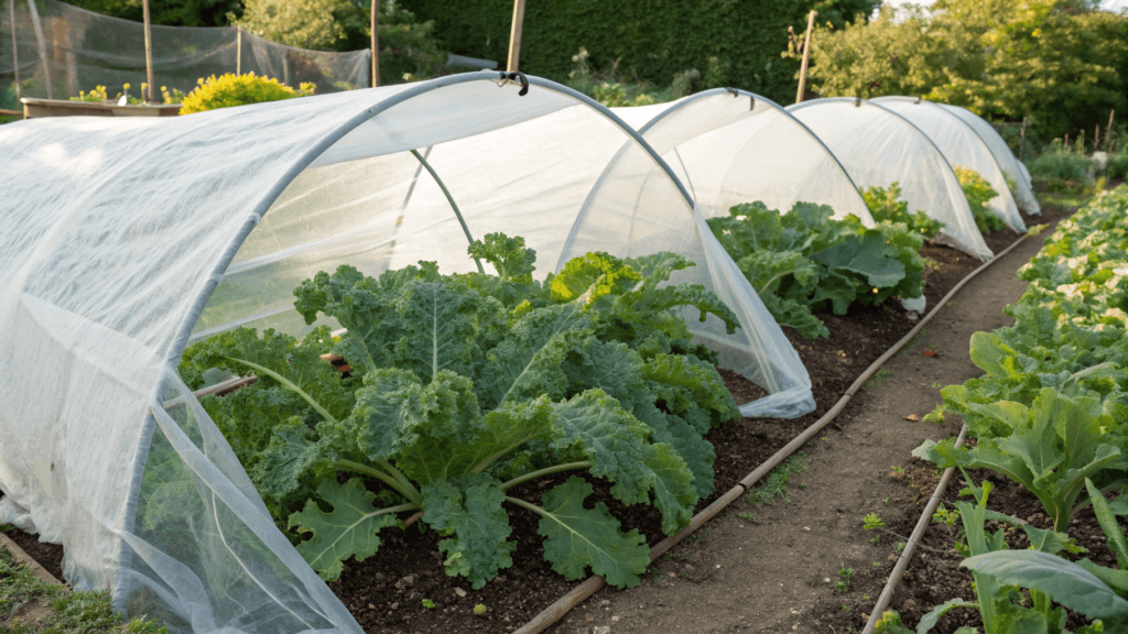 Preventing pests on kale is usually easier than trying to control an established infestation.