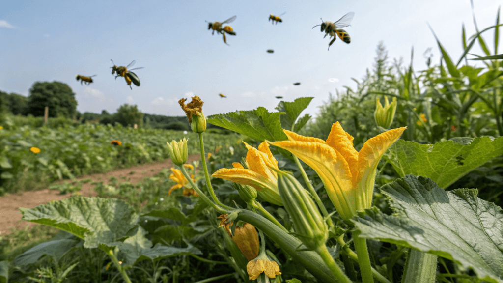 Fruiting vegetables depend on successful pollination to produce fruit. Without pollination, flowers drop, and no fruit develops.