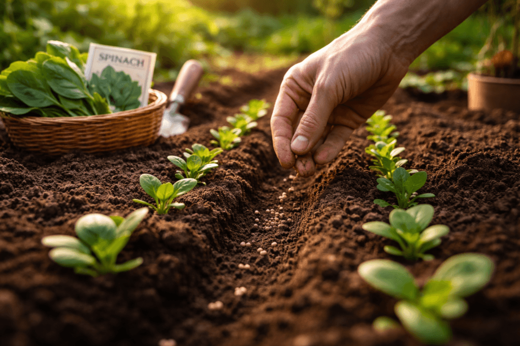 How to Plant Spinach Seeds Step by Step