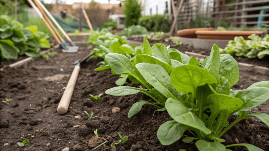 Texture refers to how soil feels and behaves, whether it’s loose and crumbly or dense and sticky. For spinach, texture matters more than many gardeners realize.