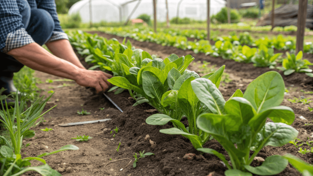 How to Thin Spinach Seedlings Step by Step
