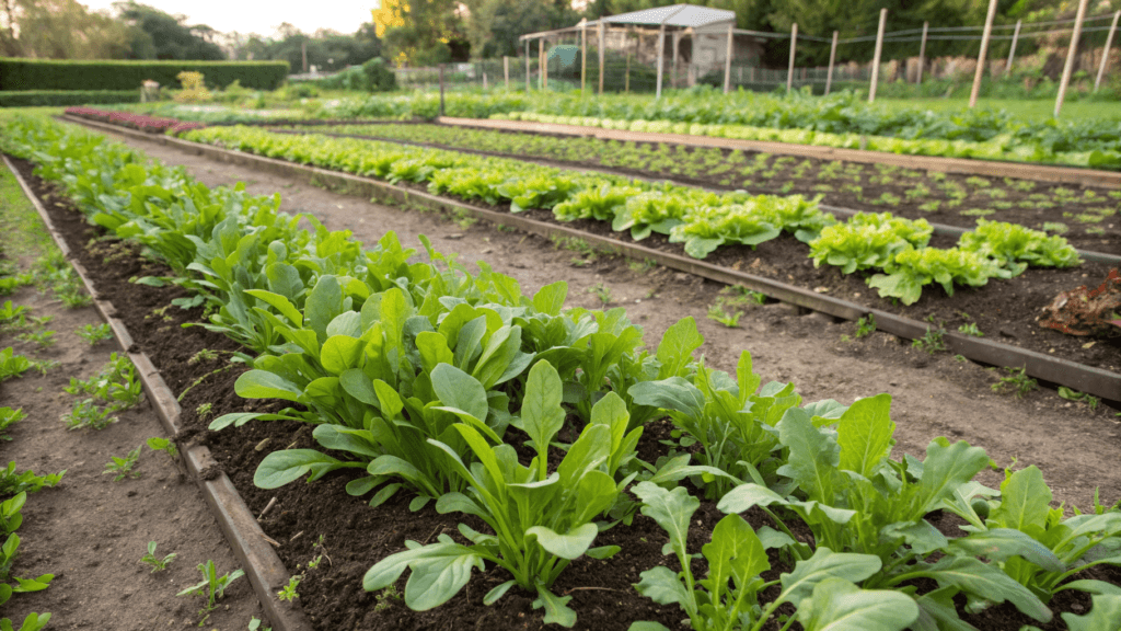 Succession planting arugula for continuous harvests