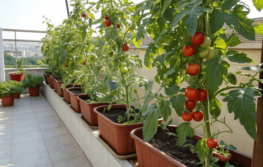 Growing Tomatoes in Containers (Best Pots, Varieties, Watering & Yield Tips)