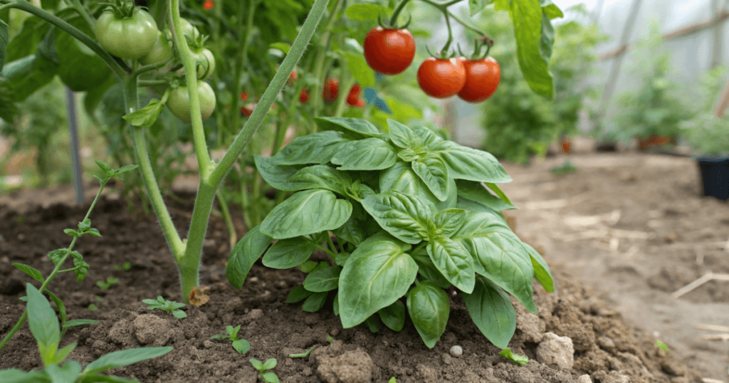 Basil is one of the easiest and most useful tomato companions for containers, raised beds, and smaller gardens.