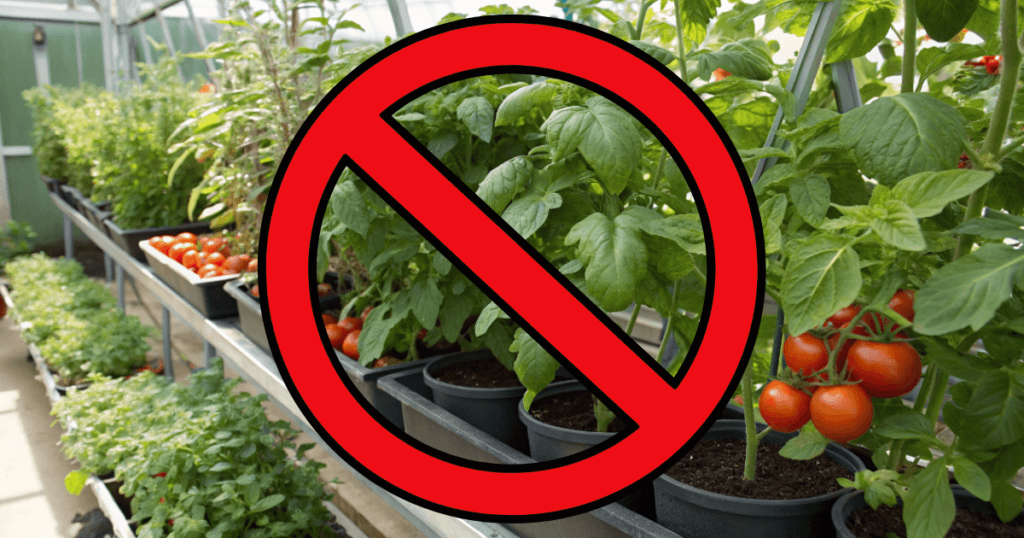 Crowding the base of the plant reduces airflow and makes watering, pruning, and harvesting more difficult later in the season.