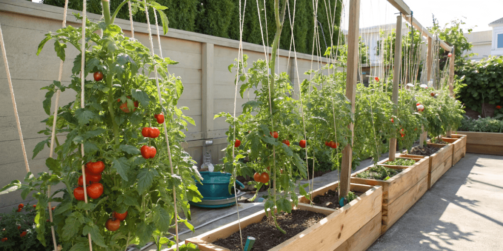 Raised Bed Tomato Trellis Ideas