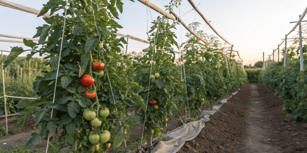 Tomato Trellis Systems